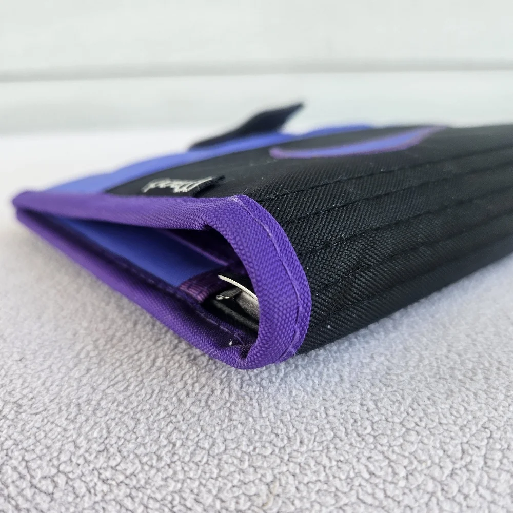 Nike Mead Planner Organizer Binder Notebook Purple VTG 1995 Swoosh Air 7 1/2